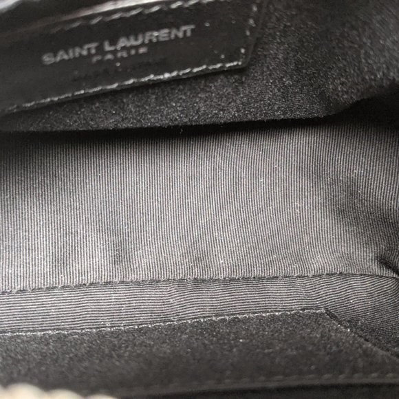 SOLD Saint Laurent Black Monogram Lou Belt Bag - Picture 4 of 6